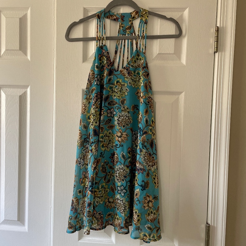 Spring Floral tank style dress